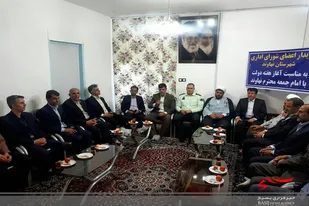 دیدار اعضای شورای اداری نهاوند با امام جمعه شهرستان