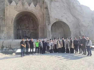 کاروان راهیان نور لالی مهمان سرزمین حماسه شد
