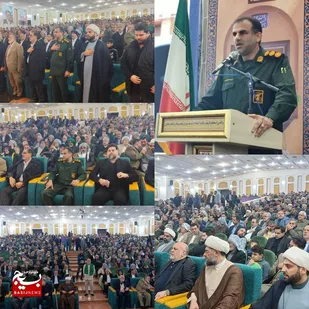 همایش بزرگ ایثارگران جبهه جهاد وشهادت برای بیعت با ولایت در کارون برگزار شد