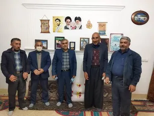 دیدار سرپرست فرمانداری اردل با خانواده شهدای بخش سرچاه