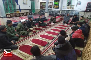 بازدید مسئول نمایندگی ولی فقیه در سپاه ناحیه فامنین از پایگاه&zwnj;های حوزه مقاومت امام علی(ع)