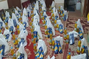 توزیع بسته های معیشتی و حمایتی بین خانواده های نیازمند و آسیب دیده از ویروس کرونا