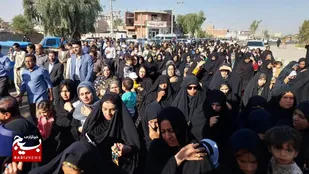 استقبال مردم &laquo;رودبار جنوب &raquo; از شهدای گمنام