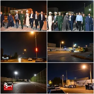 بازدید مسئولان شهرستان اندیمشک از کوی بهارستان