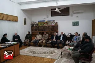 دیدار مسئول بسیج مداحان کشور،بانماینده ولی فقیه در چهارمحال وبختیاری