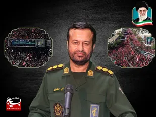 قدردانی فرمانده سپاه  امام سجادعلیه&zwnj;السلام هرمزگان از حضور حماسی مردم  در آیین تشییع رهبر شهید&nbsp;