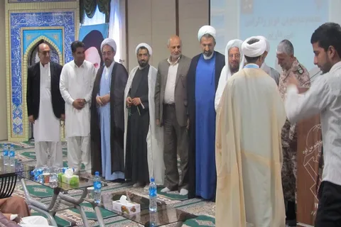 مراسم تودیع ومعارفه مسئول نمایندگی ولی فقیه در سپاه سراوان برگزارشد