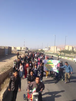 برگزاری پیاده روی بزرگ خانوادگی محله اسلامی شهید بهشتی شاهرود