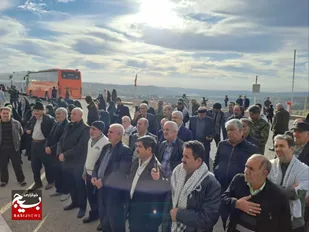 کاروان بسیج کارگری قم رهسپار سرزمين نور شد