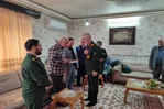 دیدار مسئولین ناحیه مقاومت بسیج شهرستان بهار با رزمندگان و ایثارگران