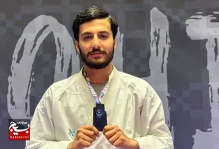کاراته&zwnj;کای دلفانی؛ دل در گرو دیدار رهبر است/ در سایه شهدا، ایران را سربلند خواهیم کرد