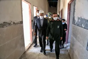 بازدید سردار چمن از روند اجرایی طرح باغ&zwnj;موزه دفاع مقدس بجنورد