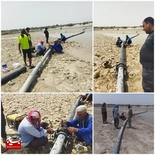 جهاد آبرسانی به روستاها و محرومیت زدایی درمناطق محروم بندرخمیر