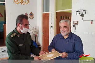 تقدیر از بسیجی پیشکسوت و فرمانده پیشین سپاه دامغان