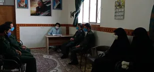 دیدار فرمانده سپاه ارزوئیه با امام جمعه جدید شهرستان