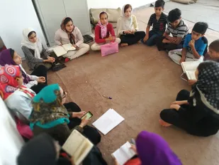 فعالیت گروه جهادی دانشگاه صنعتی شاهرود در دل کویر