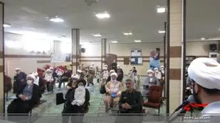 مراسم تقدیر از طلاب جهادی قرارگاه سلامت و معنویت