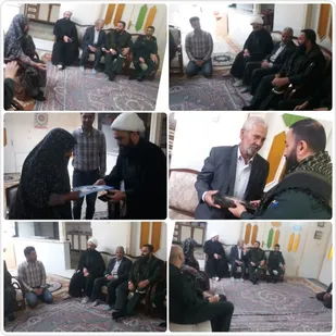 دیدار نوروزی فرمانده سپاه پیشوا با خانواده معظم شهدا