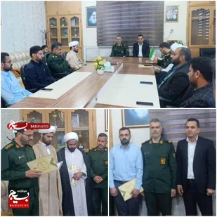 تکریم و معارفه فرمانده جدید حوزه بسیج دانش&zwnj;آموزی شهید فهمیده کرخه