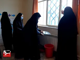 مرمت مدسه، تعویض  شیشه ها در اردل