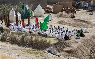بازسازی &laquo;واقعه غدیر&raquo; در محله لشکرک تهران