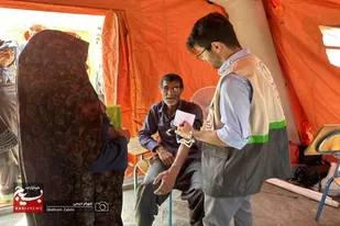 برگزاری اردوی جهادی پزشکی در روستای دهلق ملایر