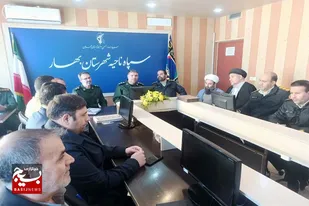 دیدار مسئولین و اقشار مختلف شهرستان بهار با سبزپوشان سپاه ناحیه بهار