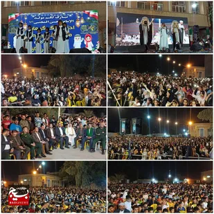 شادی کودکان در جشن سنتی گرگیعان در حمیدیه
