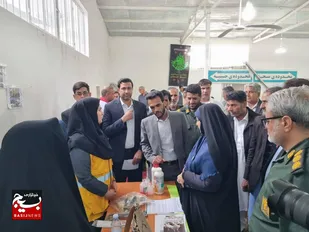 برپایی میز خدمت ادارات کل در شهرستان گنبکی