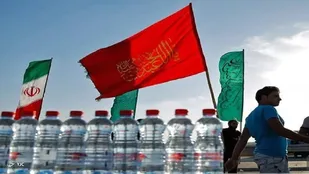توزیع آب و تغذیه بین زائران اربعین با همت شرکت گاز خوزستان