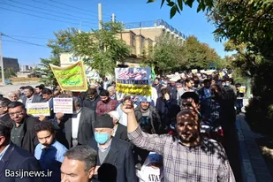 راهپیمایی مردم انقلابی درگزین به مناسبت روز مبارزه با استکبار جهانی