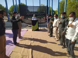 برگزاری مراسم سوگواری امام حسن عسکری (ع) منوجان
