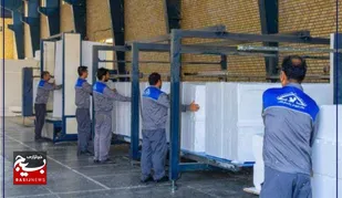 احیای کارگاه تولید یونولیت راکد با تسهیلات بسیج سازندگی و اشتغال زایی برای ۱۰نفر