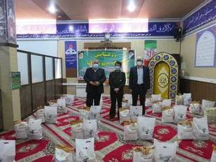 توزیع بیش از 2000 پک مواد غذایی در سومین مرحله رزمایش کمک مؤمنانه