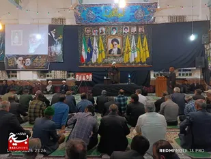 مراسم بزرگداشت ارتحال امام و قیام ۱۵ خرداد در شهر مجن+ تصاویر