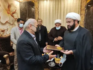 دیدار و تجلیل دبیر ستاد امر به معروف و نهی از منکر استان از جانبازان ستاد نماز جمعه یاسوج