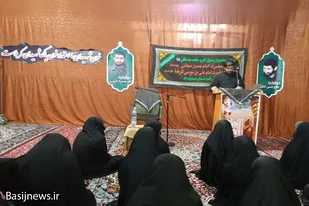مراسم بزرگداشت هفته دفاع مقدس توسط پایگاه نسیبه نهاوند