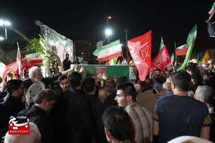 آیین وداع با پیکر&zwnj;مطهر شهید والامقام قربانعلی کشکولی