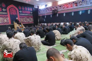 مراسم عزاداری دهه اول محرم در تیپ انصارالحسین(ع) همدان