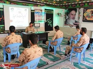 تجلیل از سربازان در ناحیه مقاومت بسیج عشایری استان