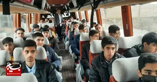 کاروان راهیان نور دانش آموزان پسر عازم مناطق عملیاتی جنوب شدند