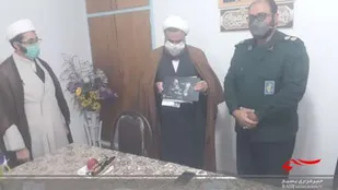 حضور کارکنان و پایوران سپاه ناحیه شهرستان سرخه در دفتر امام جمعه