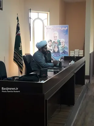 دیدار مسئول نمایندگی ولی فقیه سپاه ناحیه کرمانشاه با بسیجیان