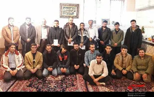 دیدار بسیجیان بهاری با خانواده شهید &laquo;رجبعلی وزیری فاضل&raquo;