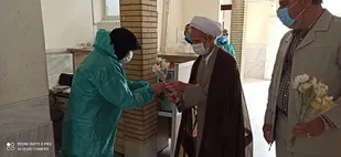 تقدیر از کارکنان دو مرکز تست کرونا نجف آباد