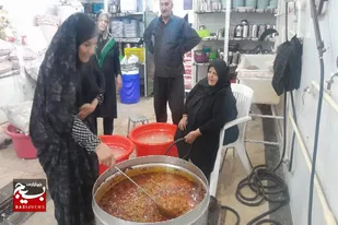 موکب حضرت ام&zwnj;البنین (س) روستای پری ملایر پذیرای زائران حسینی