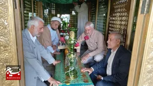 آیین غبارروبی مضجع مطهر امامزادگان شهرکرد