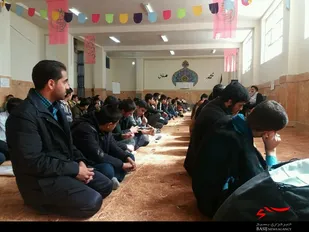 حضور جمعی ازدانش آموزان در حوزه علمیه شهرکرد