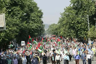 راهپیمایی خودجوش مردم گرگان در حمایت از مردم فلسطین+تصاویر