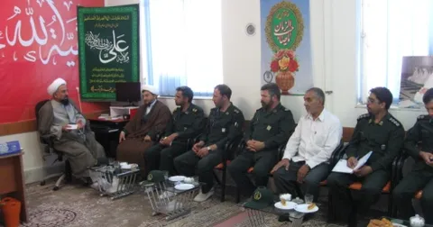 دیدار فرمانده سپاه ناحیه فاروج با امام جمعه شهرستان